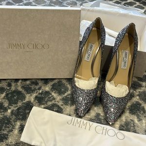Jimmy Choo Brand new!never worn! original box&dust bag.Size 42 Romy 85 Bubblegum
